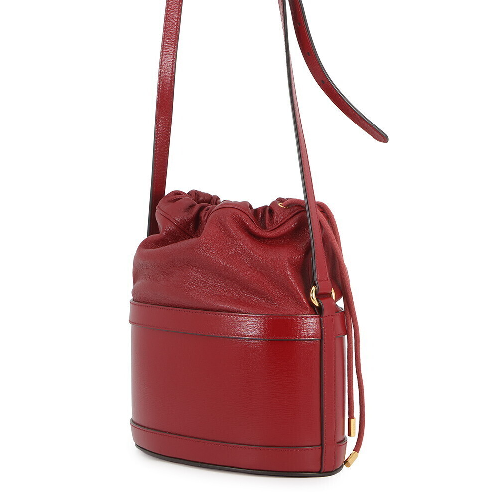 Gucci Shoulder Bag Horsebit Leather Bucket - Picture 3 of 10